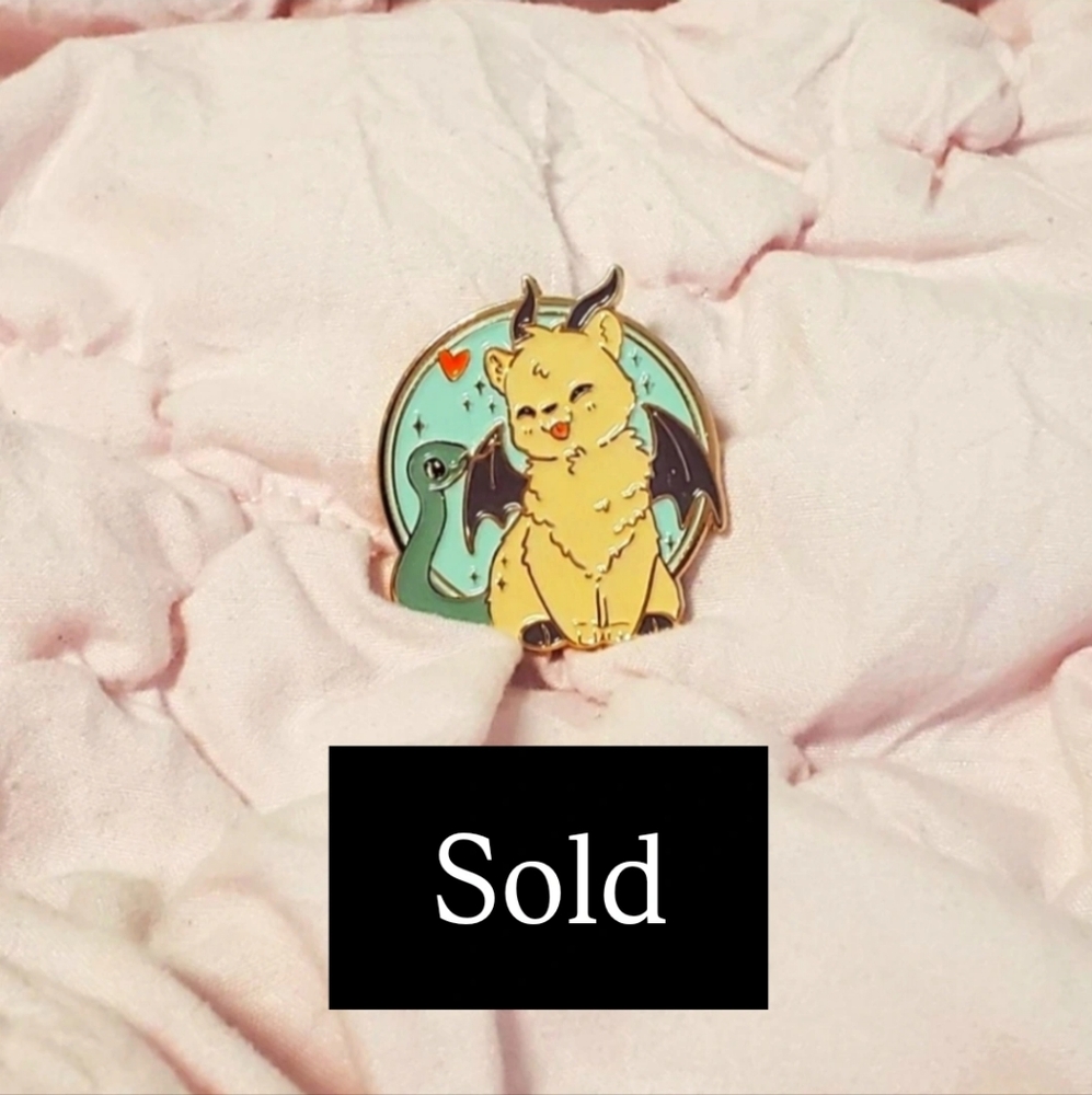 Naomi Lord Art - Legendary Beasts - Chimera pin